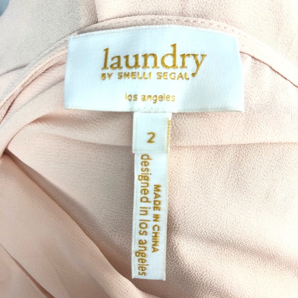 NWT Laundry by Shelli Segal Pale Pink Blouse - Picture 7 of 8